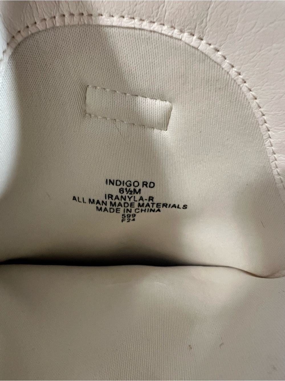 Indigo Rd Off-White Western Cowboy Boots 6.5M Mid-Calf - Picture 5 of 8